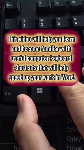 Master Word Keyboard Shortcuts for Efficiency