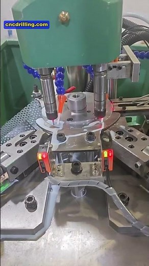 Dual Spindle Automatic Nut Tapping Machine with Vibratory Bowl Auto Feeding