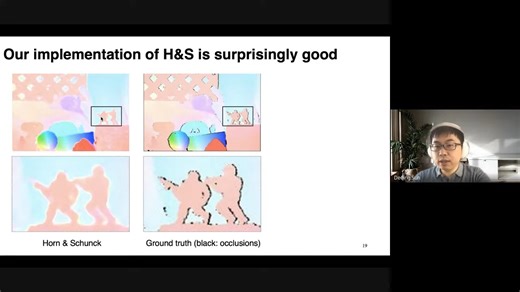 Deqing Sun： Learning Optical Flow： from Model to Data [q7zA1mo7svk]