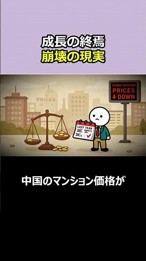 1分スッキリ解説、"高度成長"が終わった中国のリアル