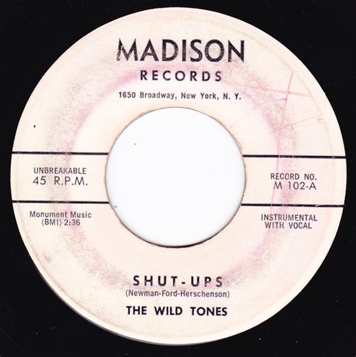 The Wild Tones - Shut-Ups / The Martian Band