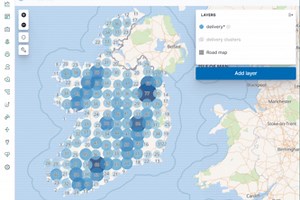 Optimization of delivery routes of food and essential goods