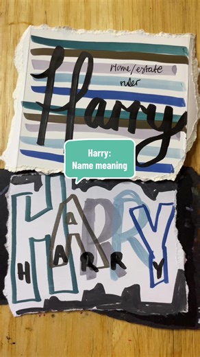 The meaning of the name Harry #namesandtheirmeaning #namemeaning #names #harry Requested by @🈂️arry