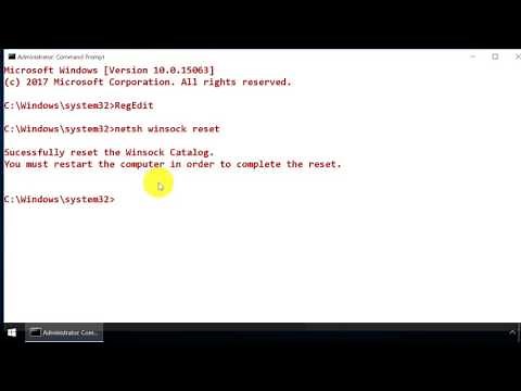 How to reset Windows TCP/IP stack
