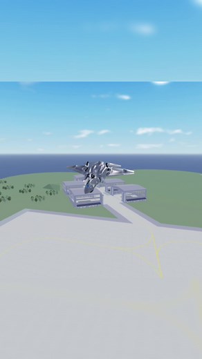 Vertical takeoff to extremely tight loop #roblox #robloxgame #robloxmilitary #military #plane #robloxplane #edit #fyp