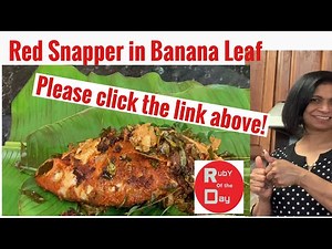 How To Cook Red Snapper Fish In Banana Leaf