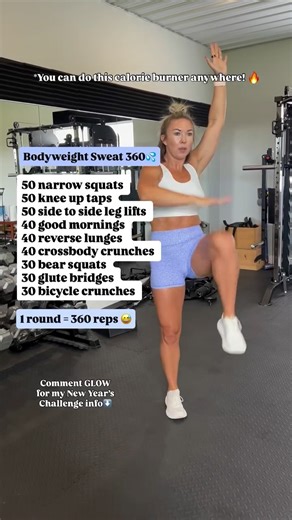 Comment GLOW for a 7-Day Free Trial of my New Years Challenge! 💪🏼 My 90-Day Glow Up Challenge kicks off TOMORROW! I show you exactly how to transform your body, heal your mindset and remove the outside noise/clutter preventing you from hitting your goals!🙌🏼 ⏰ We start: Thursday, January 1st ⭐️ 5 winners get a $2,000 cash prize! I give you a simple but effective guide: 💪🏼Daily 30 min workouts 🥗Guilt free meal guides that taste great 💌Weekly Habit trackers & journal prompts ✨Fun mini chall