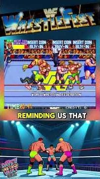 WWF ARCADE in 1991🤼‍♂️ Wrestlefest: Button Mashing and Neon Trunks! #gaming #retrogameroom