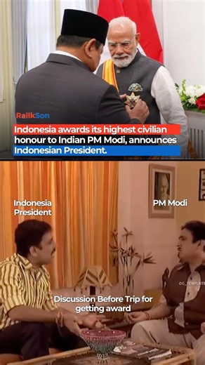 PM Modi Receives Indonesia’s Highest Civilian Honour