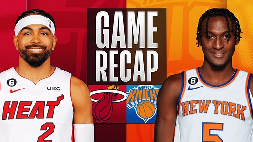 Game Recap: Knicks 101, Heat 92