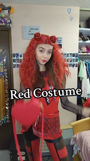 Disney Descendants Red Costume Transformation | Kylie Cantrall