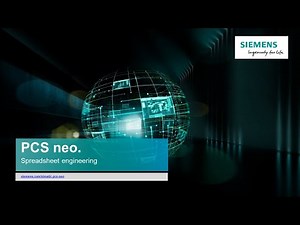 SIMATIC PCS neo Spreadsheet engineering (SWE)