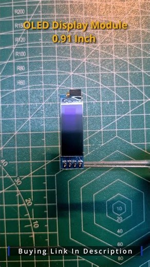 OLED Display 0.91 🖥️ | Unboxing | SSD1306 I2C Module #iotprojects #arduino #arduinoproject