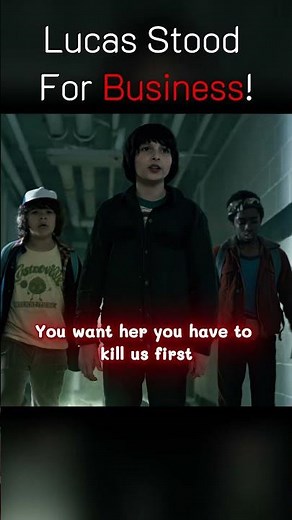 When Lucas Surprised Dr Brenner | Stranger Things