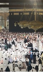 Embarking on a spiritual journey to Mecca is a profound experience. 🌟 May this pilgrimage bring peace and enlightenment. 🕋 #Mecca #SpiritualJourney #Faith ✨ | AbiTravel