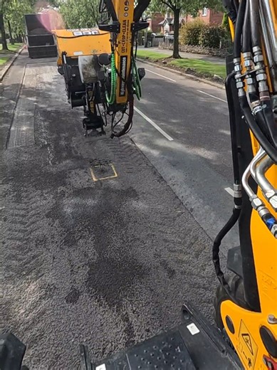 Efficient Pothole Repair Techniques Using JCB