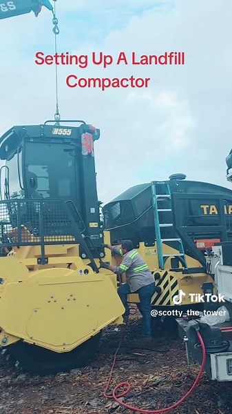 Setting Up a Landfill Compactor for Effective Waste Management