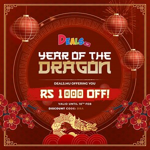 2.6K views · 408 reactions |  With the Lunar New Year coming up, Deals.mu is offering you an early red envelope! 裏 螺 Enjoy a generous 헥혀ퟭퟬퟬퟬ 헱헶혀헰헼혂헻혁 헼헻 헼혂헿 헳헶헲헿혆 헵헼혁 헱헲헮헹혀 and let the Year of the Dragon sizzle with savings!   To claim your gift, simply enter the code 헗헥헔헚헢헡헗험헔헟헦 at checkout. T&C apply  deals.mu/dragon-deals ☎️ 2691500 | Deals.mu - Mauritius | Facebook