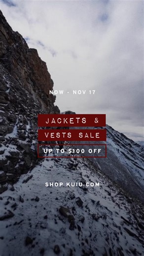 Now’s your chance to gear up and save up to $100 off on KUIU’s best hunting jackets and vests. | KUIU