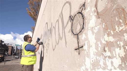 Graffiti removal is only one step towards a safer downtown