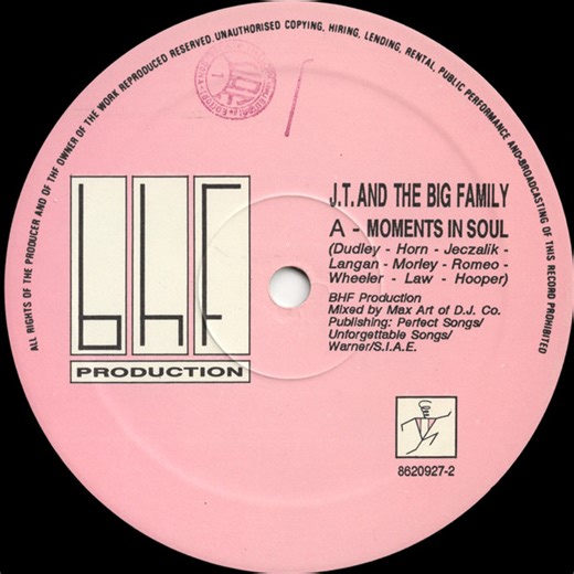 J.T. And The Big Family - Moments In Soul