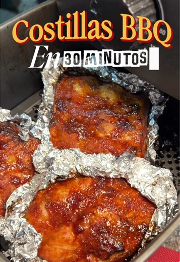 Costillas BBQ en 30 minutos: ¡Deliciosas y jugosas!