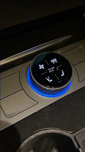 Installing the S3XY Knob with Commander in #Tesla model Y 21 #s3xy #knob #modely #teslaaccessories