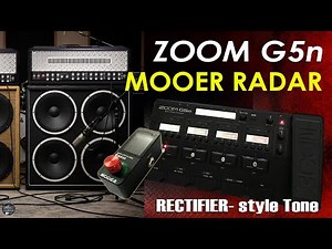 ZOOM G5n & MOOER RADAR Metal Tone: Rectifier-style Tone / Impulse Response