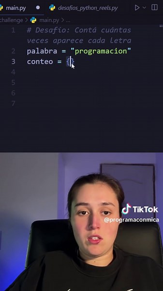 Desafío Python: Contando letras en la palabra 'banana'