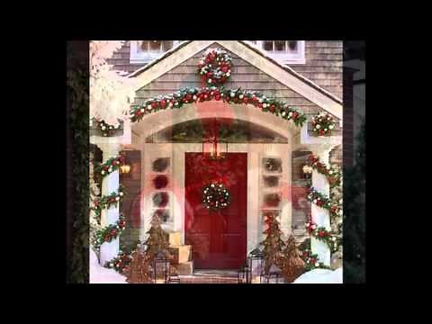 40 ++ Amazing Front Porch Christmas Decorating Ideas
