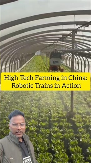 High-Tech Farming in China: Robotic Trains in Action