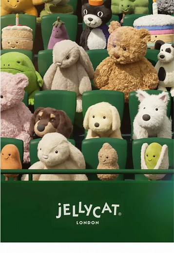 Bunny power on the court! 🎾 🎾 #jellycat #tennis #jellycatcollection | jellycat
