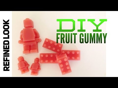 LEGO Fruit Gummies | How to make gummy candy at home