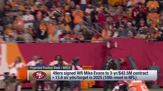 Mike Evans' fantasy impact with 49ers | 'NFL Fantasy Live'