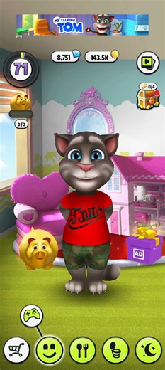 Mảnh tình sai đôi cover Mèo Tôm biết nói cực hay #meotom #mytalkingtom2 #meotombietnoi #mytom2