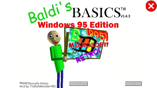 Baldi's Basics: Windows 95 Edition by Nagisa Shiota (Itchi.o)