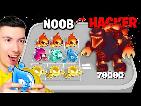 MERGE THE ELEMENTS 🔥💧⚡ FOR THE BEST EVOLUTION with REDKILL