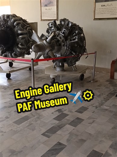 Explore the complete evolution of aircraft technology — from classic propeller engines to advanced turbo and jet engines. A rare collection of wings, turbines, and power systems that shaped aviation history and aerial warfare. A must-visit for aviation lovers and history enthusiasts. #PAFMuseum #EngineGallery #foryou #AircraftEngines #JetEngines
