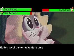looney tunes back in action museum chase with healthbars