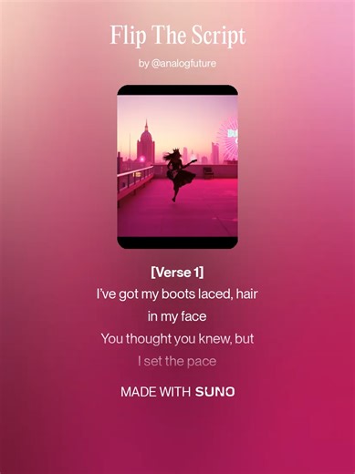 Flip The Script - Repost For Repost New song from Analog Future#fyp #aicreator #aiband #aiartist #support #aimusic #2026 #AnalogFuture #Aisong #music