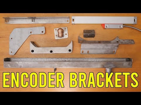 Surface grinder DRO - part 1 - bracket fabrication || RotarySMP