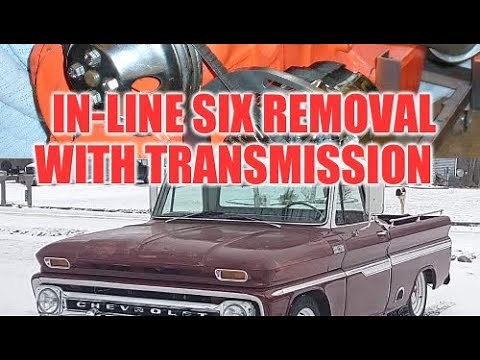 ENGINE REMOVAL INLINE SIX 1960-1966 C10 GMC