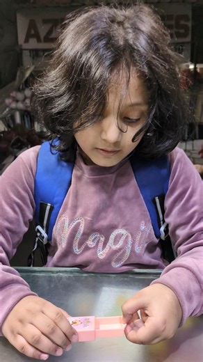 Pencil Eraser Magic Box Shaped Rubber Easy to Clean #stationery #review #magic #eraser #shorts #fun