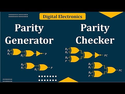 Parity Generator | Parity Checker | Parity generator and Parity checker