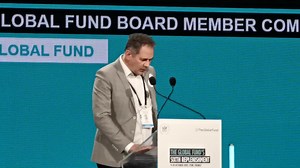 Andriy Klepikov Board Member of Developing Country NGO Delegation to the Board of the Global Fund Speaking on behalf of the Communities and CS Delegations of the Global Fund Board at the Sixth Replenishment of The Global Fund to Fight AIDS, Tuberculosis and Malaria. | Communities Delegation to the Board of the Global Fund