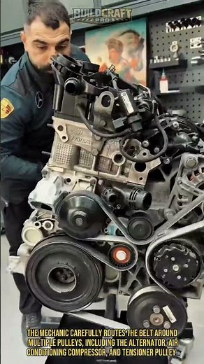 How a Serpentine Belt Powers Your Engine #Mechanic #CarRepair #AutoTech