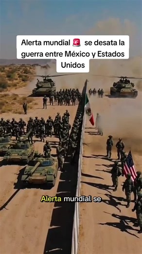 Guerra entre México y Estados Unidos: Alerta Mundial