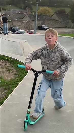 First time double bar🛴