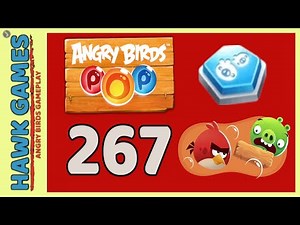 Angry Birds Stella POP Bubble Shooter Level 267 - Walkthrough, No Boosters