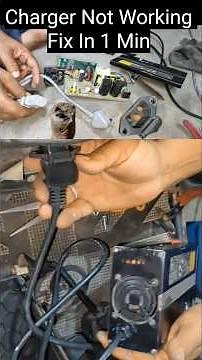 Electric Scooter Charger Wire Change Easy Trick | Not Charging Fix🔥